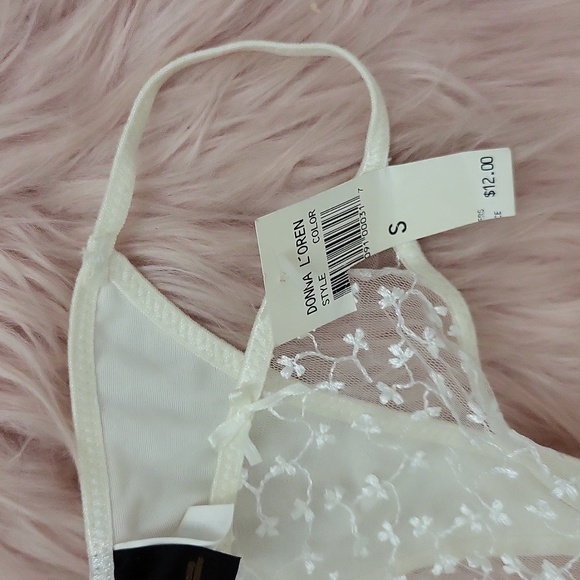BRAND NEW DONNA L'OREN LACE THONG Panties-S - Picture 4 of 4
